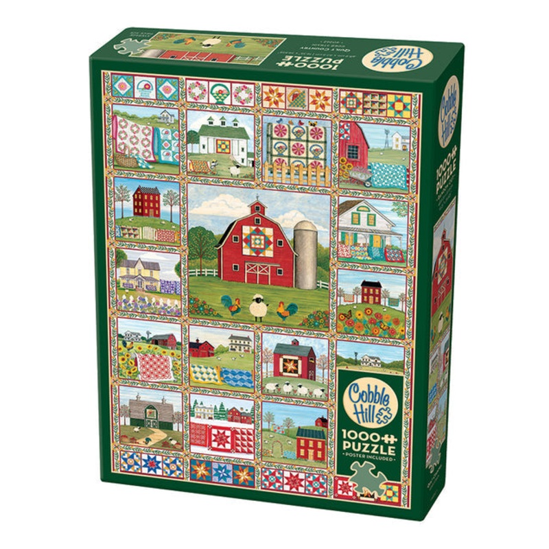 COBBLE HIL 1000 PC QUILT COUNTRY