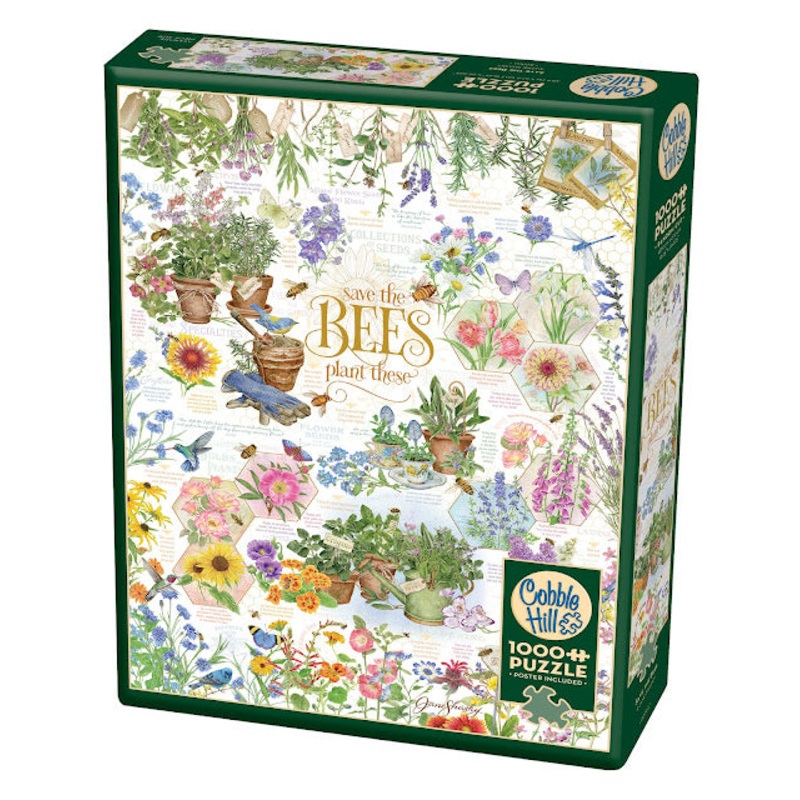 COBBLE HIL 1000 PC SAVE THE BEES