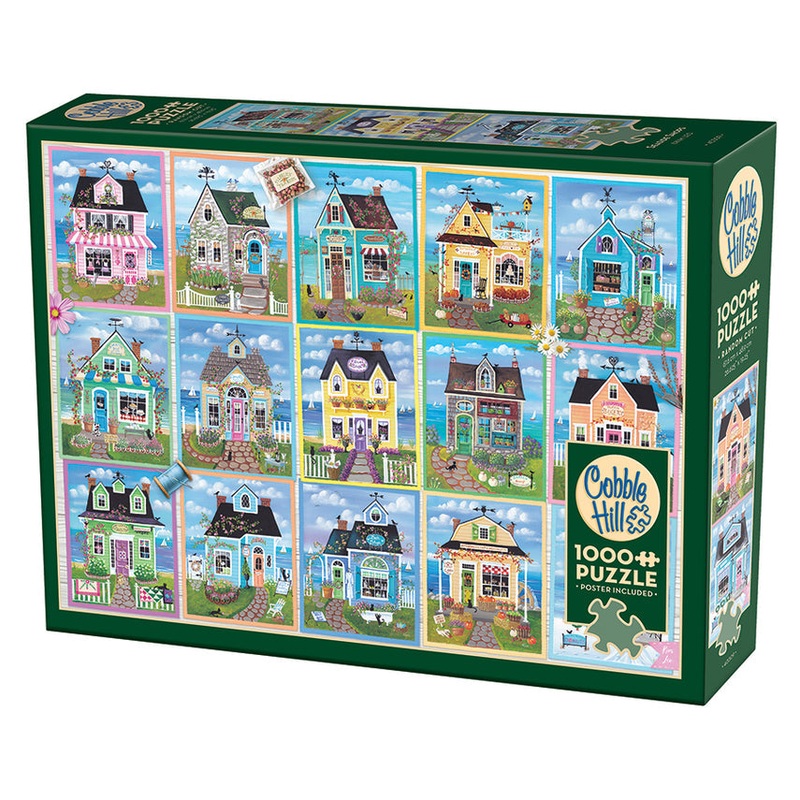 COBBLE HIL 1000 PC SEASIDE SHOPS