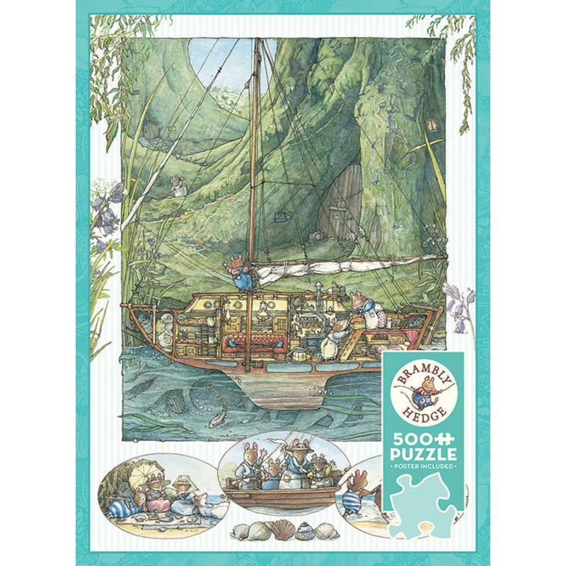 COBBLE HIL 500 PC BRAMBLY HEDGE: ALL ABOARD!