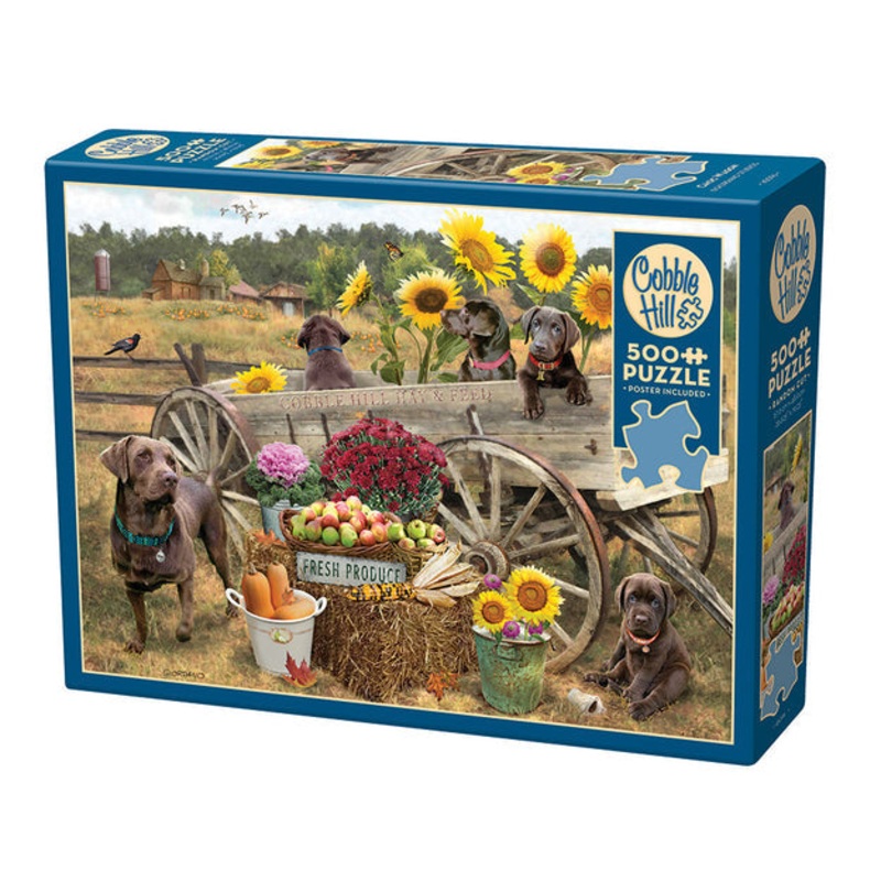 COBBLE HIL 500 PC CHOC WAGON