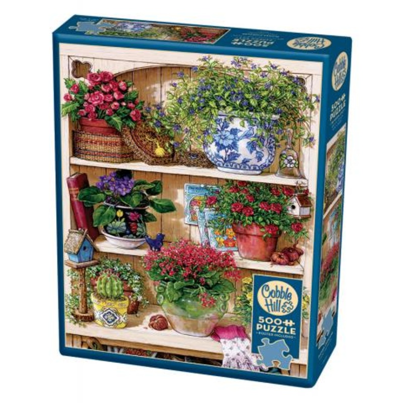 COBBLE HIL 500 PC FLOWER CUPBOARD