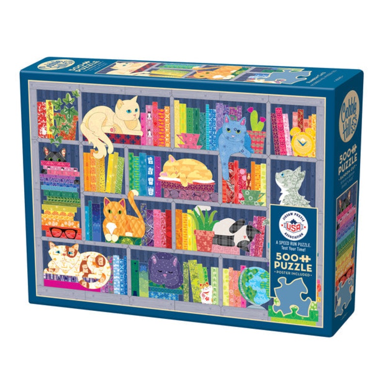 COBBLE HIL 500 PC RAINBOW CATS