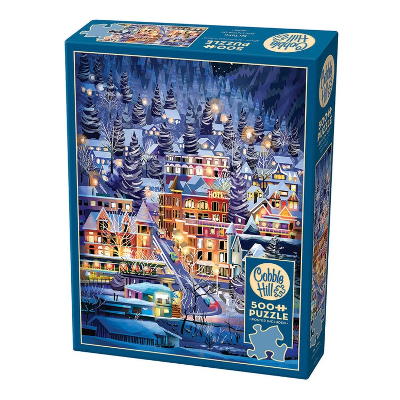COBBLE HIL 500 PC SKI TOWN