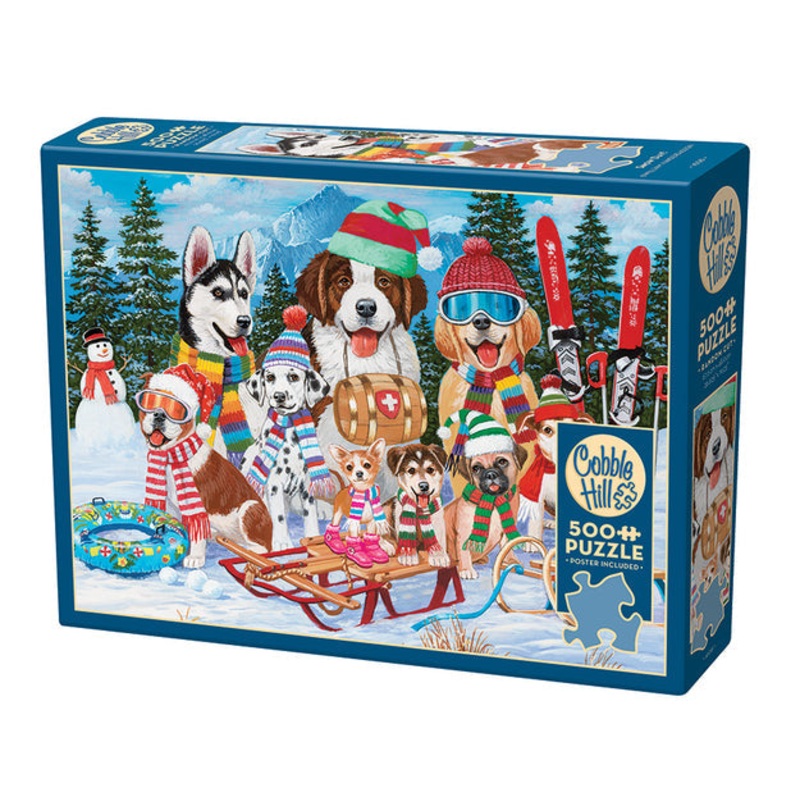 COBBLE HIL 500 PC SNOW DAY!