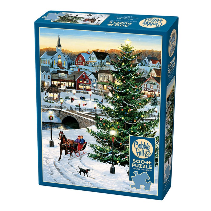 COBBLE HIL 500 PC VILLAGE TREE
