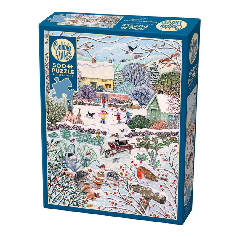 COBBLE HIL 500 PC WINTER HOLIDAYS