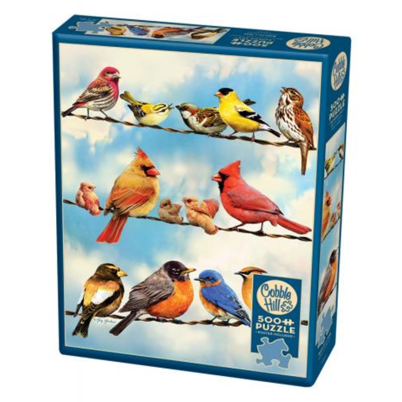 COBBLE HILL 500 PC BIRDS ON A WIRE