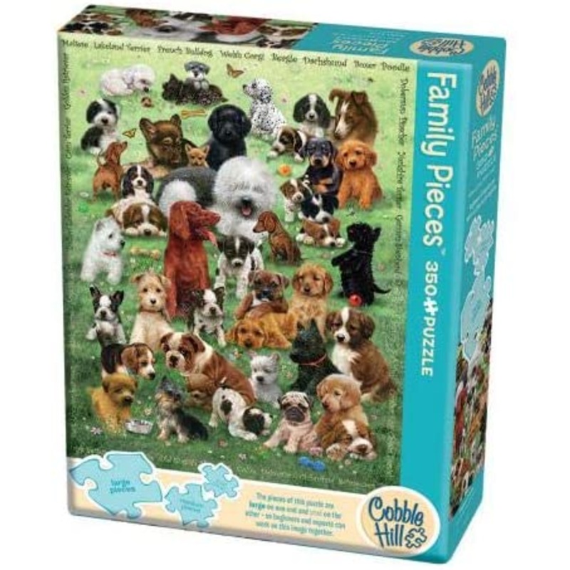 COBBLE HILL FAMILY PUZZLE PUPPY LOVE 350 PC