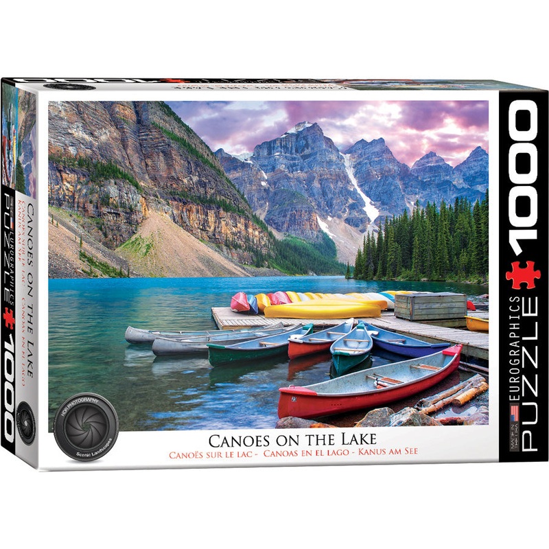 CANOES ON THE LAKE 1000 PC