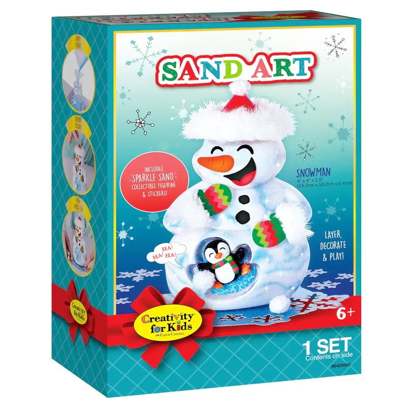 CK SAND ART SNOWMAN