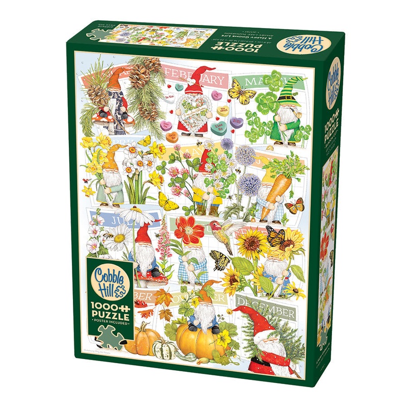 COBBLE HIL 1000 PC A HAPPY GNOME LIFE