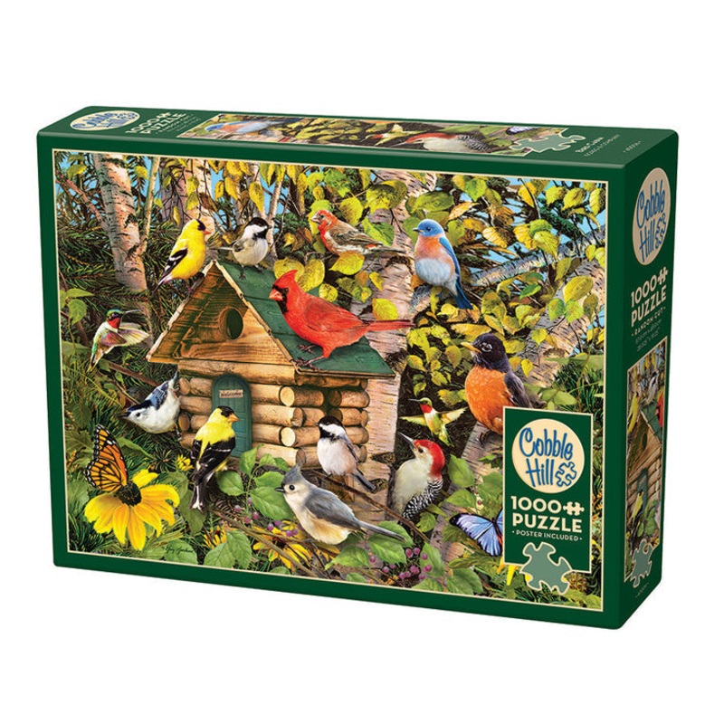 COBBLE HIL 1000 PC BIRD CABIN