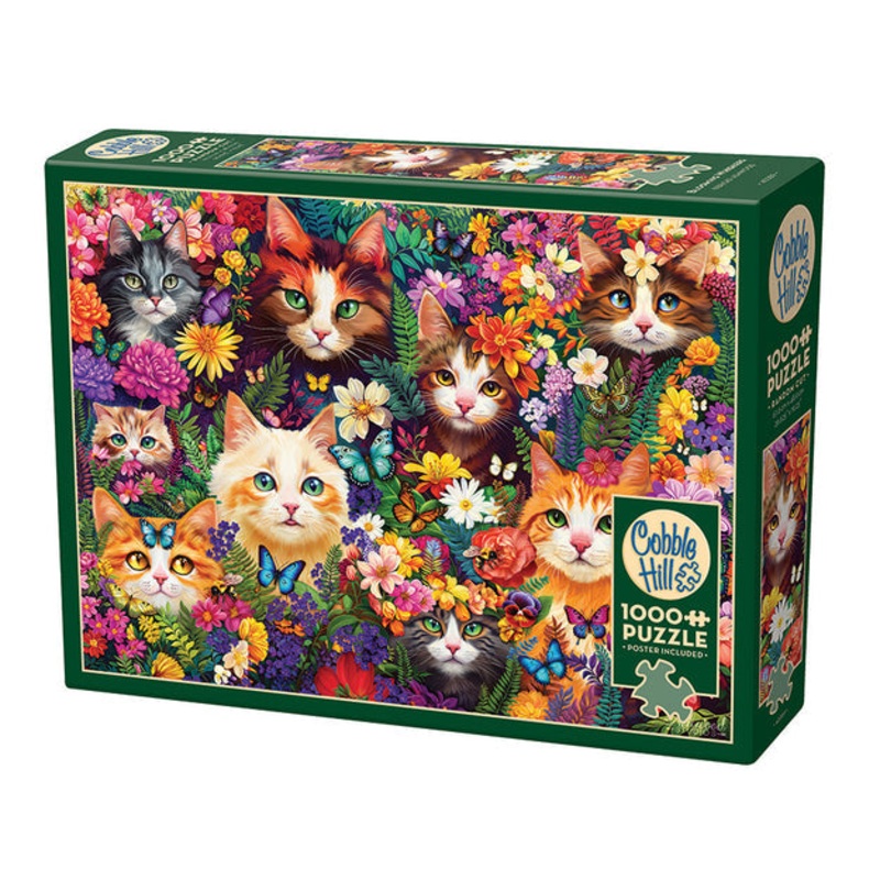COBBLE HIL 1000 PC BLOOMING WHISKERS