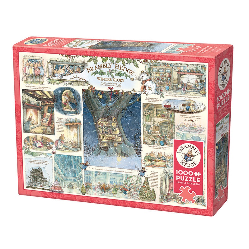 COBBLE HIL 1000 PC BRAMBLY HEDGE WINTER STORY
