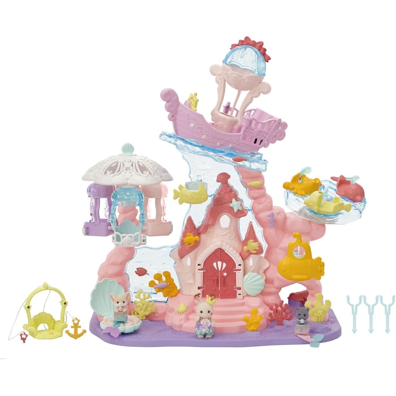 CALICO BABY MERMAID CASTLE