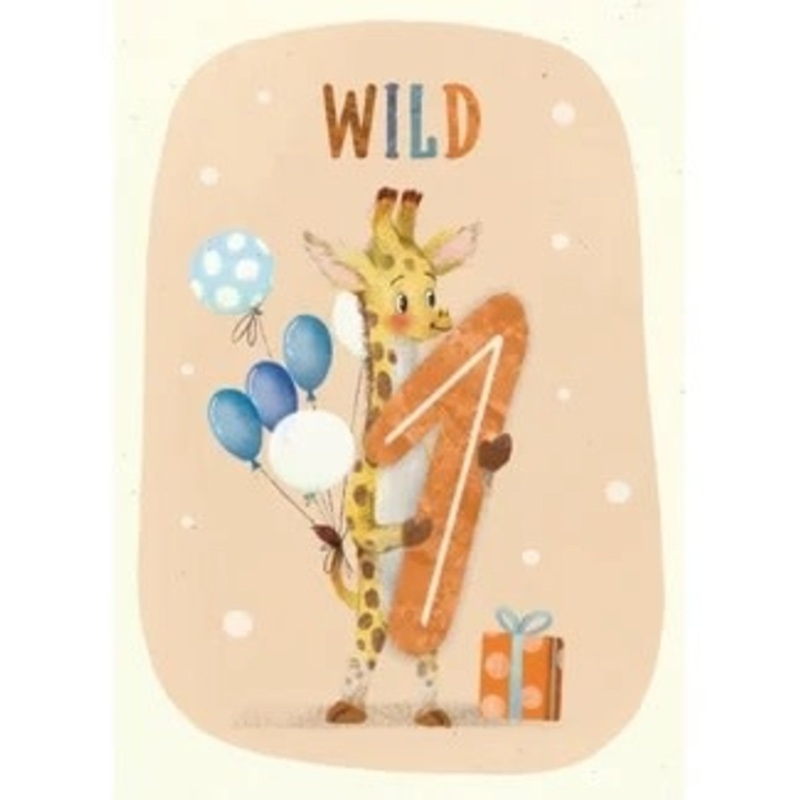 WILD ONE BIRTHDAY CARD