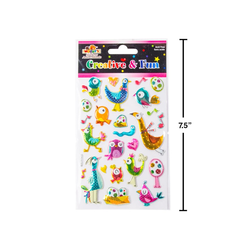 WOODY'S STICKERS BIRDIES