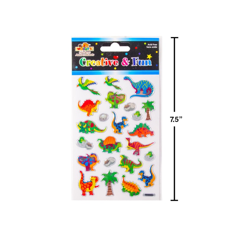 WOODY'S STICKERS DINOSAURS
