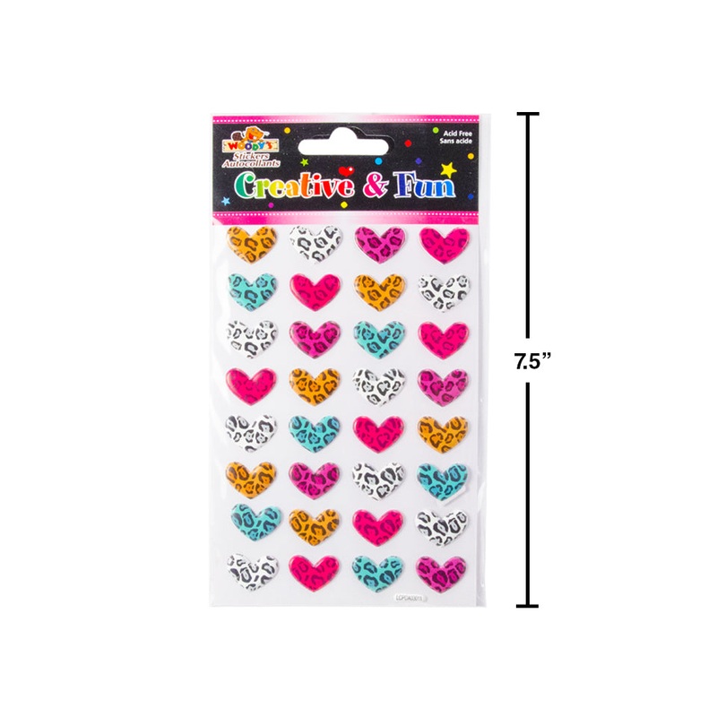 WOODY'S STICKERS HEARTS