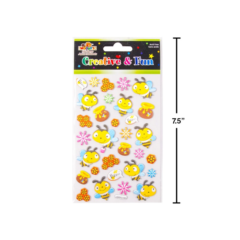 WOODY'S STICKERS HONEY BEES