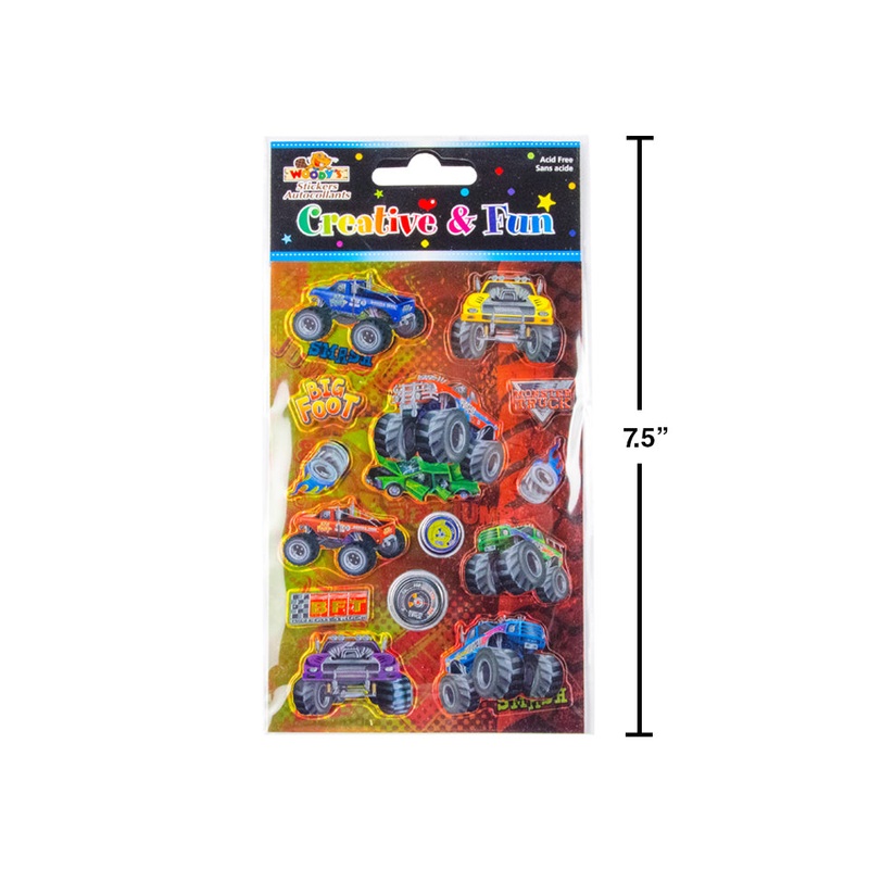 WOODY'S STICKERS MONSTER TRUCK
