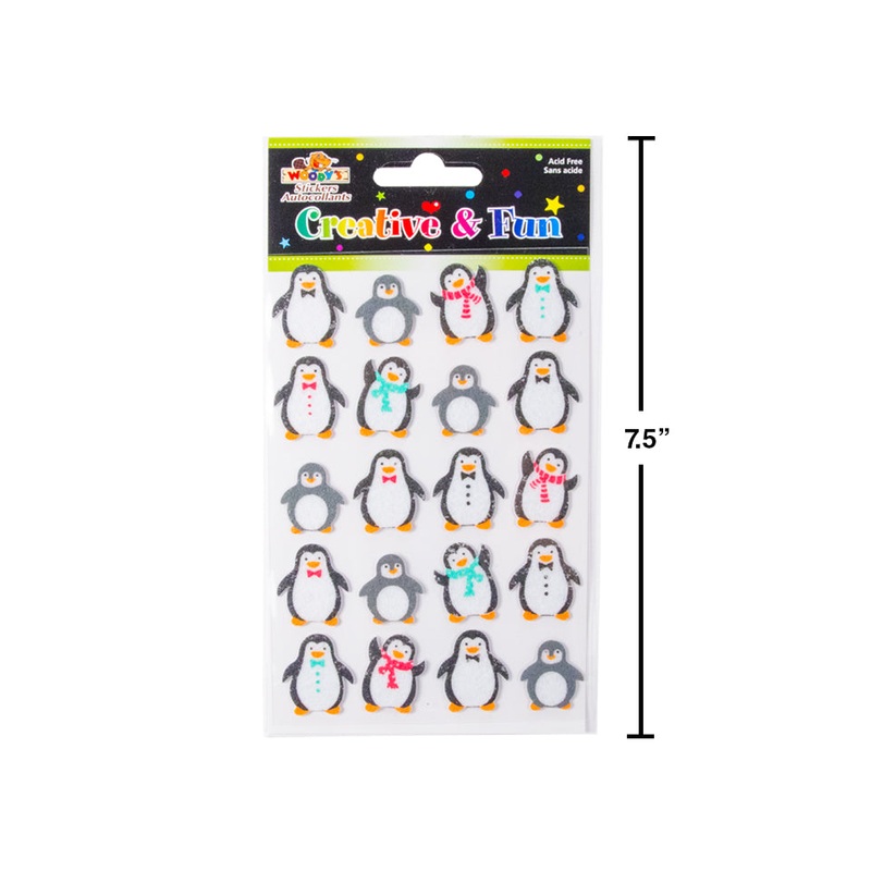 WOODY'S STICKERS PENGUINS