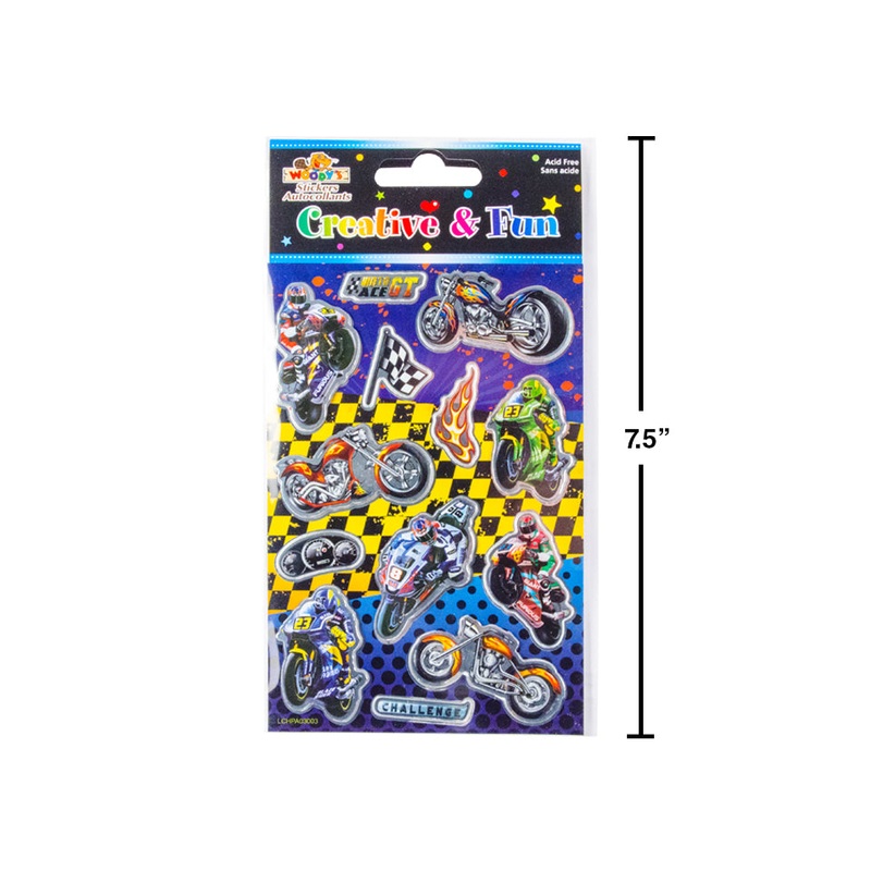 WOODY'S STICKERS RACING BIKES