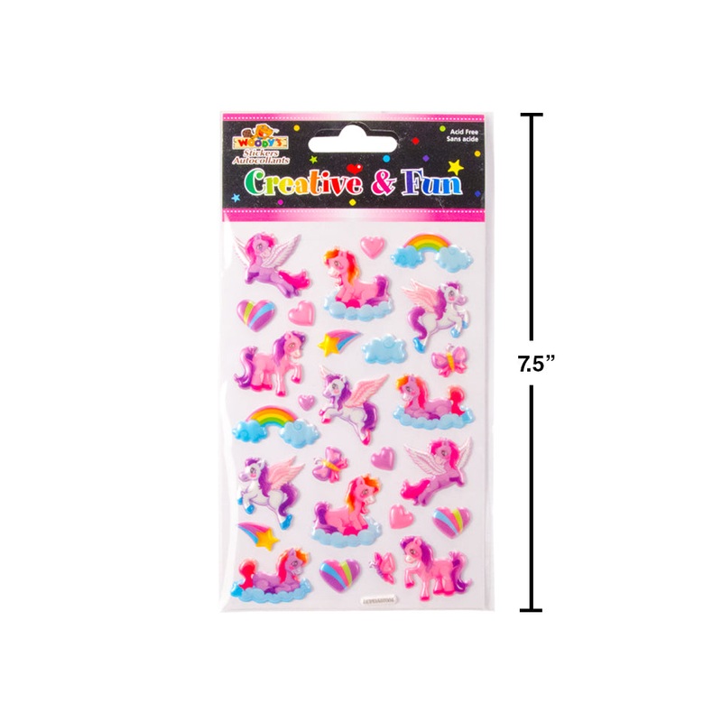 WOODY'S STICKERS UNICORN