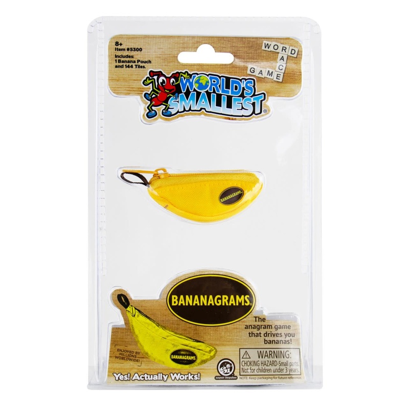 WORLD'S SMALLEST BANANAGRAMS