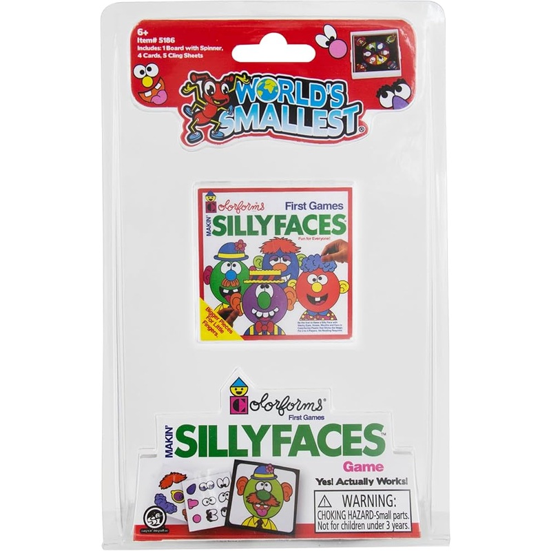 WORLD'S SMALLEST COLORFORMS-SILLY FACES