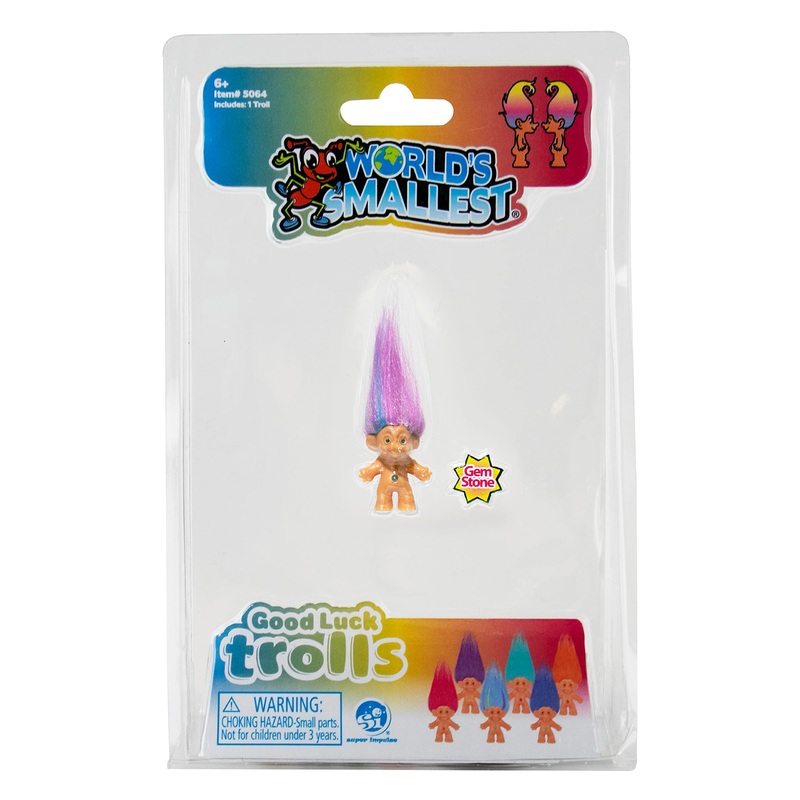 WORLD'S SMALLEST GOOD LUCK TROLLS