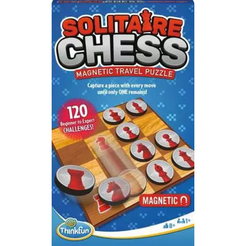 THINK FUN: SOLITAIRE CHESS MAGNETIC