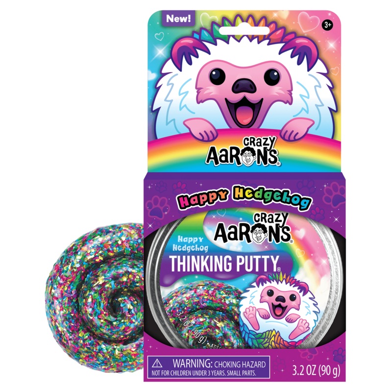 THINKING PUTTY HAPPY HEDGEHOG
