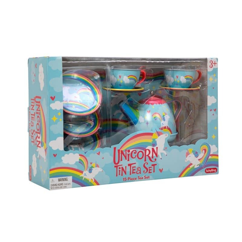 UNICORN TIN TEA SET