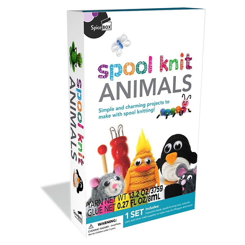 SPICEBOX: SPOOL KNIT ANIMALS