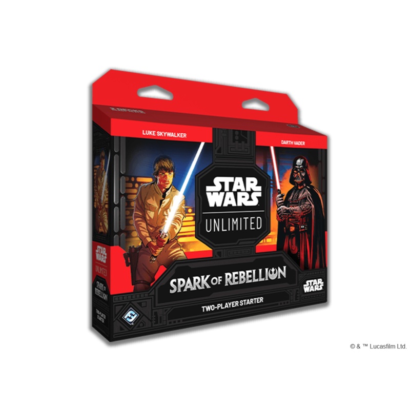 STAR WARS UNLIMITED SPARK OF REBELLION TWO PLAYER STARTER