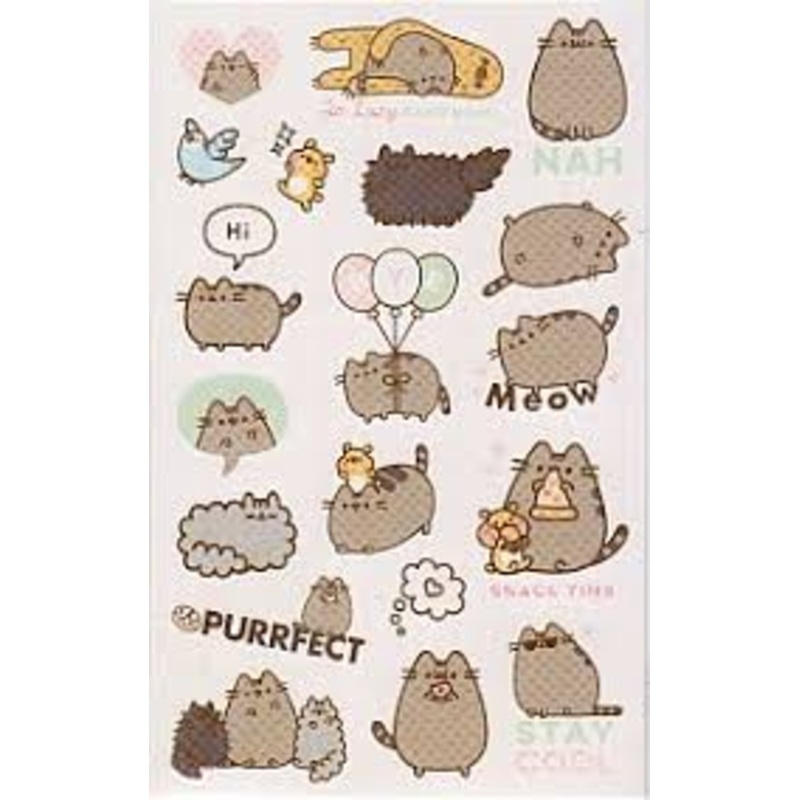 STICKERS-4SHEET PUSHEEN