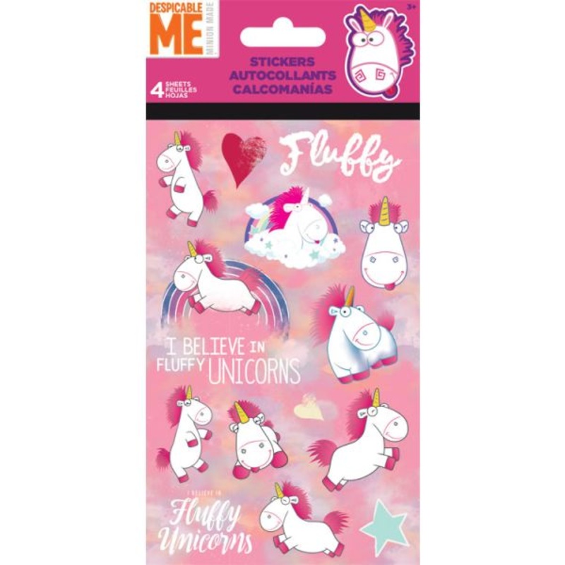 STICKERS-4SHEET UNICORNTOPIA