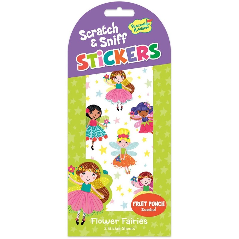 STICKERS-SCRATCH & SNIFF FAIRIES