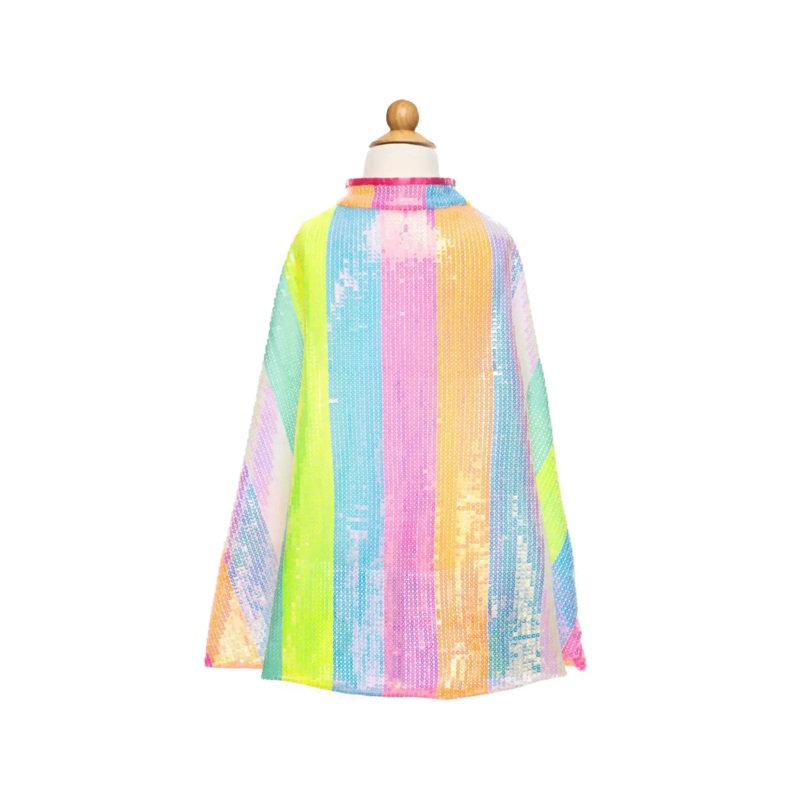 STRIPY SEQUINS CAPE SIZE 4-6