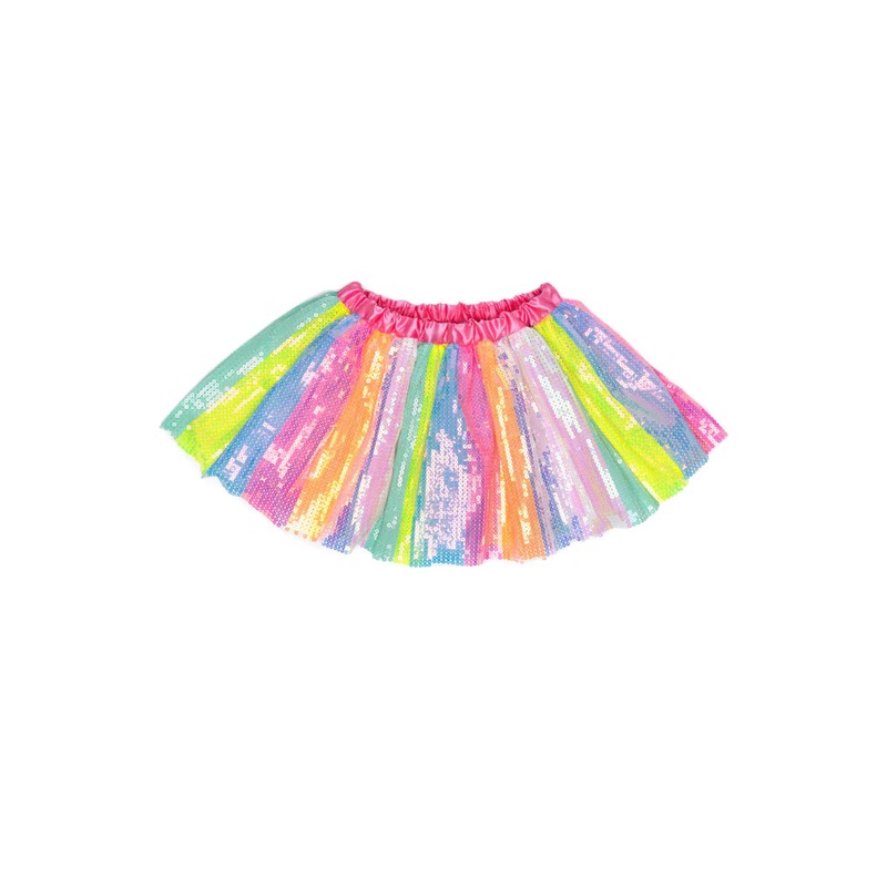 STRIPY SEQUINS SKIRT SIZE 4-6