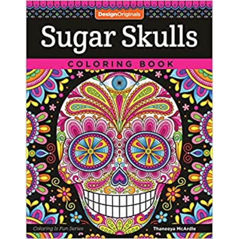 SUGAR SKULLS COLOURING BOOK