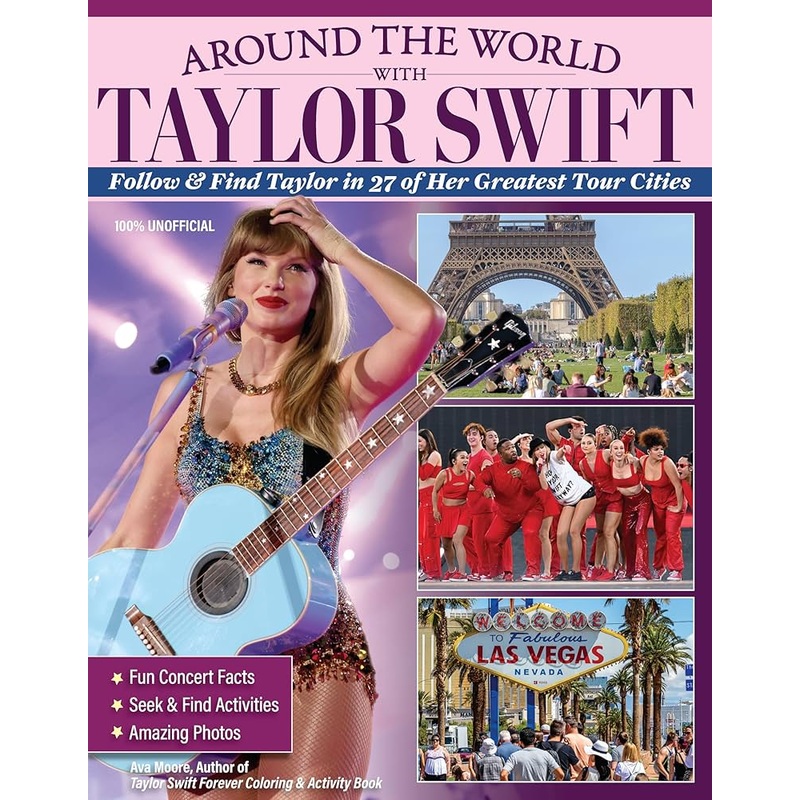 TAYLOR SWIFT AROUND THE WORLD BOOK