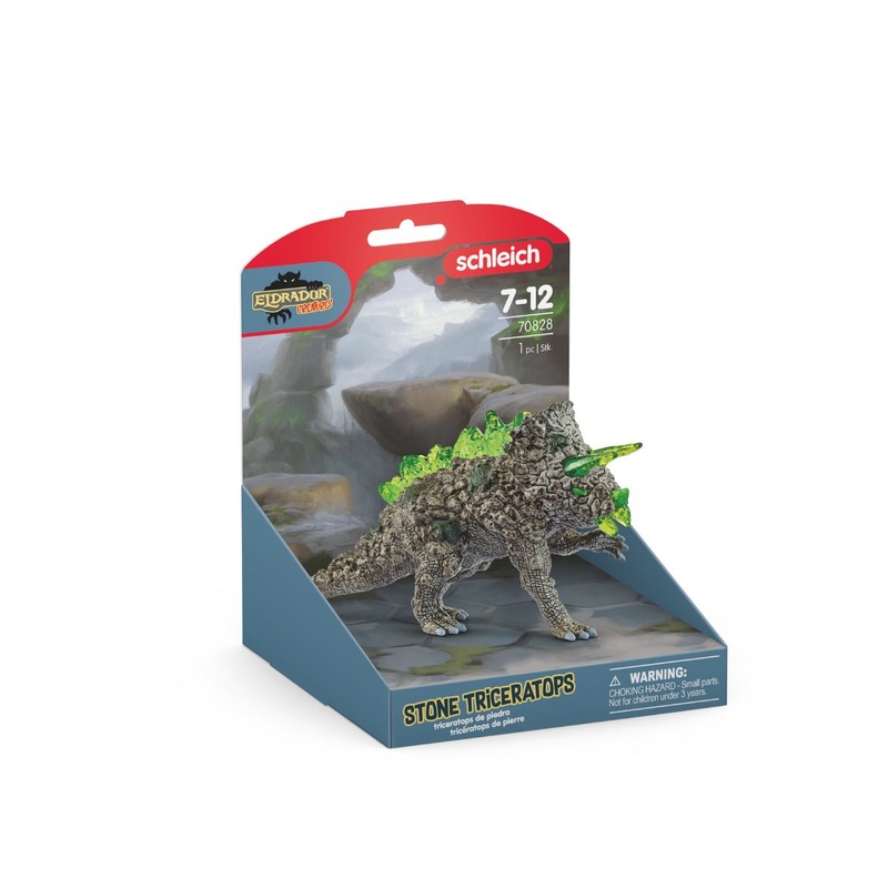 SCHLEICH STONE TRICERATOPS