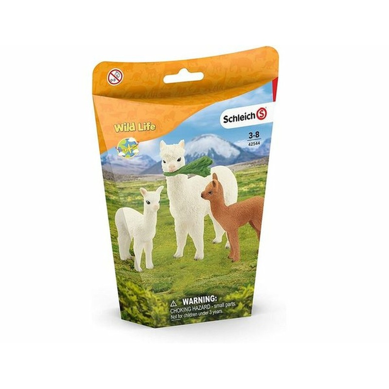 SCHLEICH WILDLIFE ALPACA SET