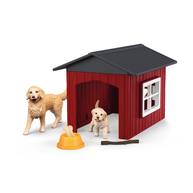 SCHLEICH DOG KENNEL