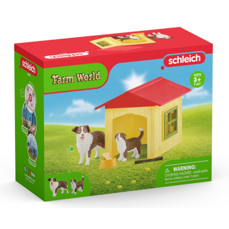 SCHLEICH FARM WORLD- FRIENDLY DOG HOUSE
