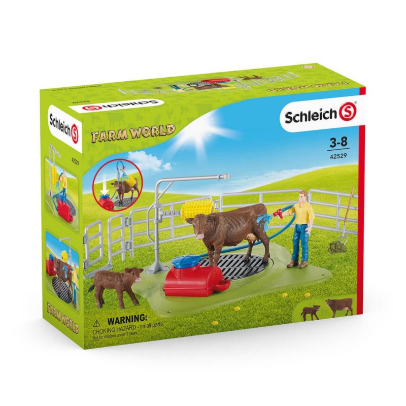 SCHLEICH FARM WORLD HAPPY COW WASH