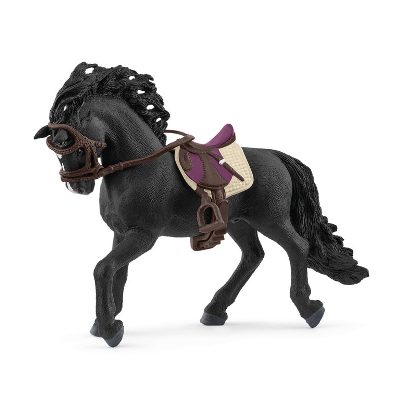 SCHLEICH PURA RAZA ESPANOLA STALLION W/ SADDLE & BRIDLE